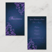 Schicke Liliac Rolle-Blau-Visitenkarte Visitenkarte (Vorne/Hinten)