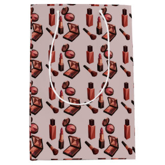 Schicke Lippenstift-Muster Geschenktasche mittel Mittlere Geschenktüte