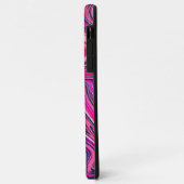 Schicke Marmorwirbel-Monogramm Case-Mate iPhone Hülle (Hinten/Links)