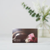 Schicke Massage-Therapie-Visitenkarten Visitenkarte (Stehend Vorderseite)