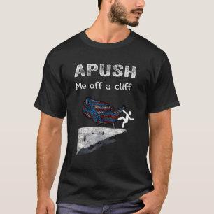 Schicke mich von einer Klippe in die Geschichte T-Shirt