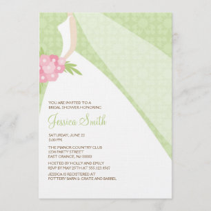 Schicke moderne Braut Einladung