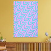 schicke, moderne Chevrons Leinwanddruck (Insitu (Wohnzimmer))