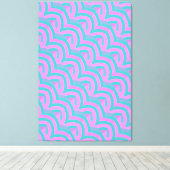 schicke, moderne Chevrons Leinwanddruck (Insitu (Holzboden))