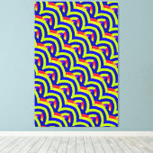 schicke, moderne Chevrons Leinwanddruck (Insitu (Holzboden))