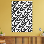 schicke, moderne Chevrons Leinwanddruck (Insitu (Wohnzimmer))