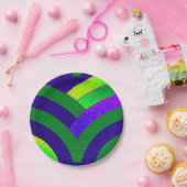 schicke, moderne Chevrons Pappteller (Party)