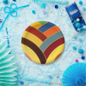 schicke, moderne Chevrons Pappteller (Party)