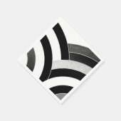 schicke, moderne Chevrons Serviette (Ecke)