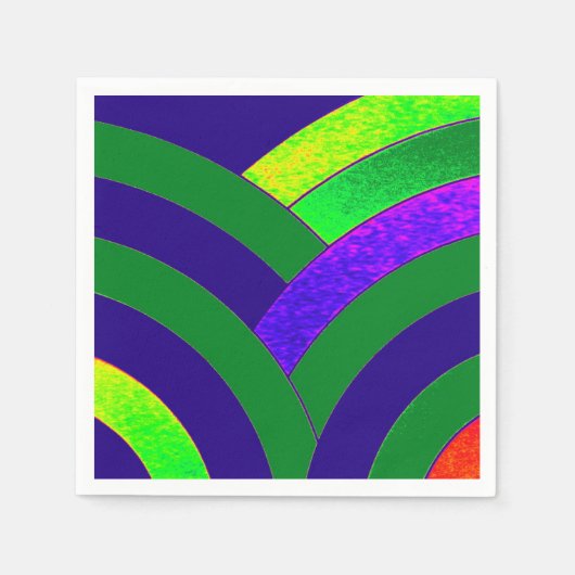 schicke, moderne Chevrons Serviette (Vorderseite)