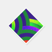 schicke, moderne Chevrons Serviette (Ecke)