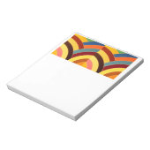 schicke, moderne, elegante Chevrons Notizblock (Rotiert)