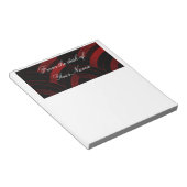 schicke, moderne, elegante Chevrons Notizblock (angewinkelt)