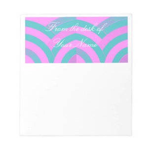 schicke, moderne, elegante Chevrons Notizblock