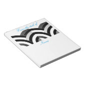 schicke, moderne, elegante Chevrons Notizblock (angewinkelt)