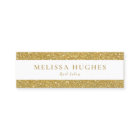 Schicke moderne goldene Glitter