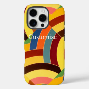 schicke, moderne mehrfarbige Chevrons iPhone 16 Pro Hülle