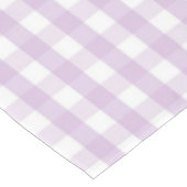 Schicke moderne Pastellblaue Gingham-Muster Frühli Tischdecke (Schrägansicht)