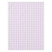 Schicke moderne Pastellblaue Gingham-Muster Frühli Tischdecke (Vorderseite)