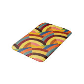 schicke, moderne, stilvolle Chevrons Badematte (Schrägansicht)