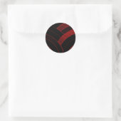 schicke, moderne, stilvolle Chevrons Runder Aufkleber (Tasche)