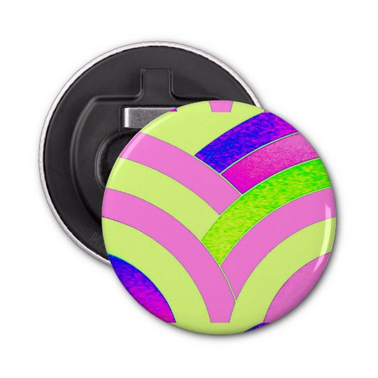 schicke, moderne und raffinierte Chevrons Flaschenöffner (Vorderseite)