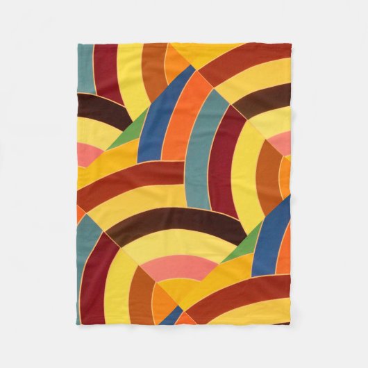 schicke, moderne und raffinierte Chevrons Fleecedecke (Vorderseite)