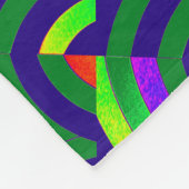 schicke, moderne und raffinierte Chevrons Fleecedecke (Ecke)