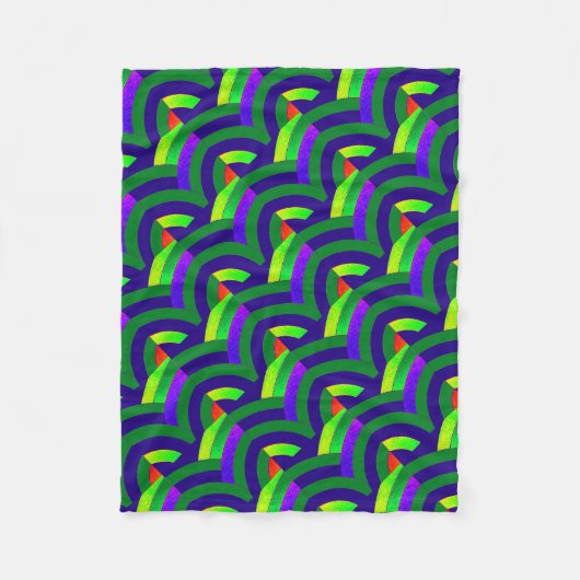 schicke, moderne und raffinierte Chevrons Fleecedecke (Vorderseite)
