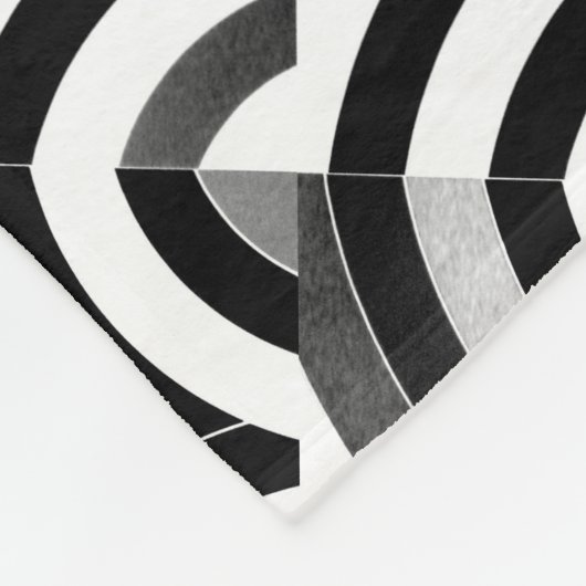 schicke, moderne und raffinierte Chevrons Fleecedecke (Ecke)