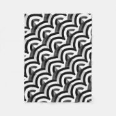 schicke, moderne und raffinierte Chevrons Fleecedecke (Vorderseite)