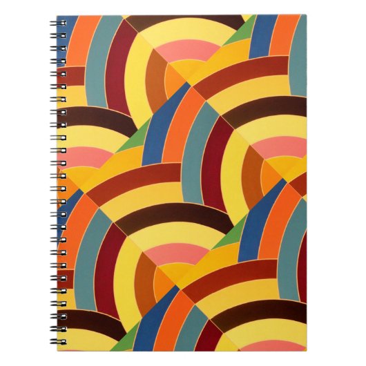 schicke, moderne und stilvolle Chevrons Notizblock (Vorderseite)