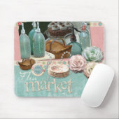 Schicke Paris-Flohmarkt-Mausunterlage Mousepad (Mit Mouse)