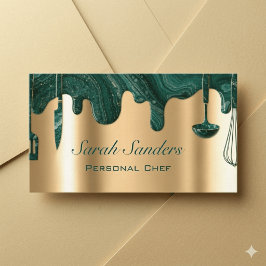 Schicke professionelle persönliche Chef-Catering G Visitenkarte