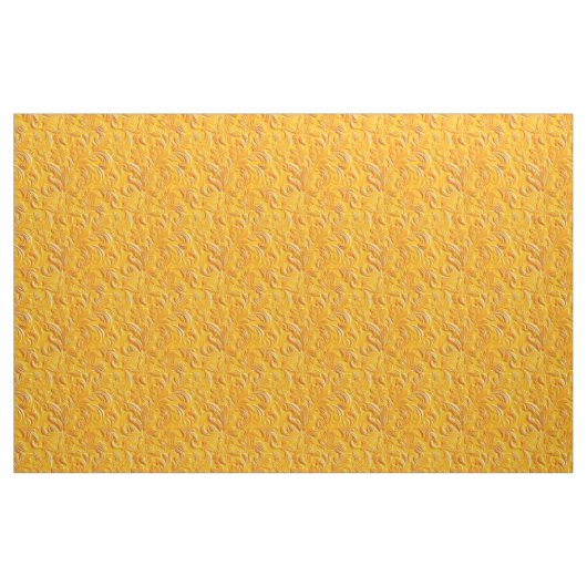 Schicke Ringelblume geprägtes Leder  Stoff (Fat Quarter (45,7 x 55,9 cm))