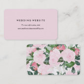 Schicke Romance | Website-Karte Visitenkarte (Vorne/Hinten)