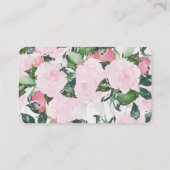 Schicke Romance | Website-Karte Visitenkarte (Rückseite)