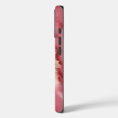 Schicke rosa Creme-Faux-Fell Case-Mate iPhone Hülle (Rückseite / Links)