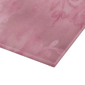 Schicke rosa Spitze Schneidebrett (Ecke)