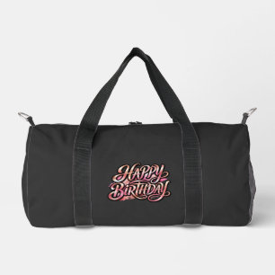 Schicke Rose Gold Alles Gute zum Geburtstag Glitte Duffle Bag