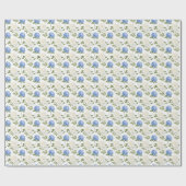 Schicke Rosenwiese Geschenkpapier (Flach)