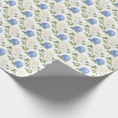 Schicke Rosenwiese Geschenkpapier (Ecke)