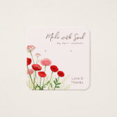 Schicke rote Mohnblumen Blumen Schmuck Display TMF (Vorderseite)