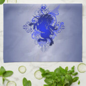 Schicke städtische Fantasie-blaue Küchentuch (Gefaltet)