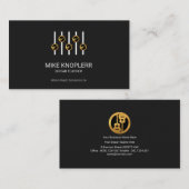 Schicke stilvolle kreative visitenkarte (Vorne/Hinten)