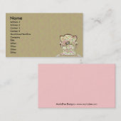 Schicke Stuhl-Visitenkarte Visitenkarte (Vorne/Hinten)