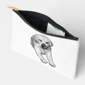 Schicke Tasche, Labrador-Pose Zubehörtasche (Offen)