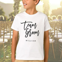 Schicke Trend-Bürste Schwarzes Script Team Groom