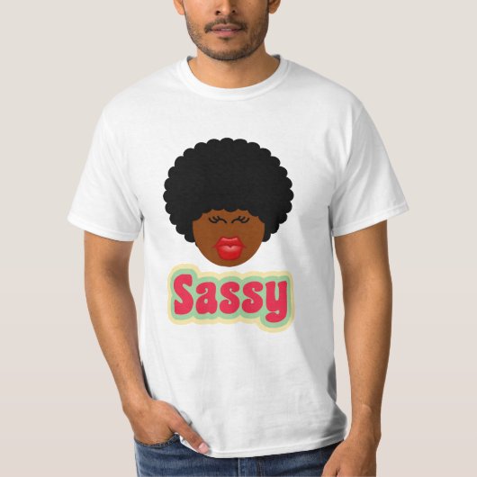 Schicke unverschämte Frau T-Shirt (Vorderseite)