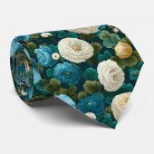 Schicke Vatertag Geschenke Ranunculus Blume Krawatte (Gerollt)